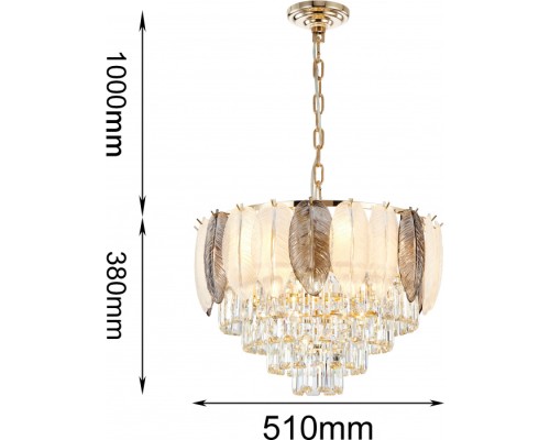 Подвесная люстра Dolor 2982-9P Favourite