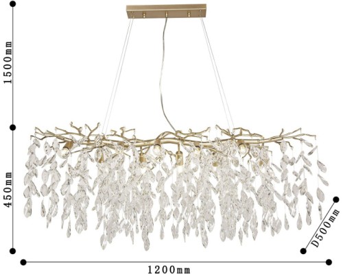 Подвесной светильник Brillo 3056-10P Favourite