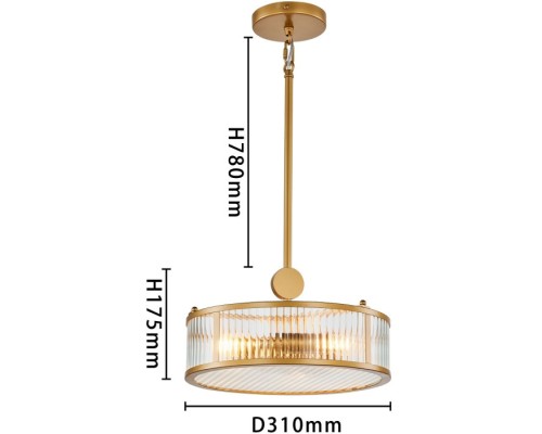 Подвесная люстра Radiales 3099-3P Favourite