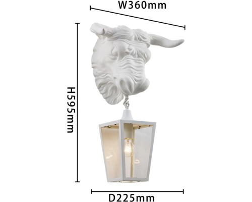 Настенный фонарь уличный Bison 4000-1W Favourite