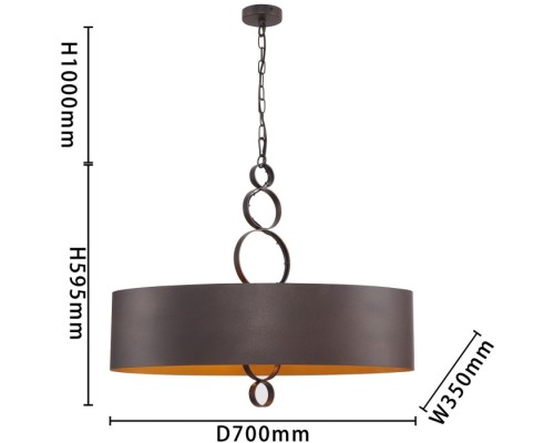 Подвесная люстра Ferrous 4007-6P Favourite