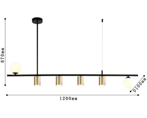 Потолочная люстра Frigus 4040-6P Favourite