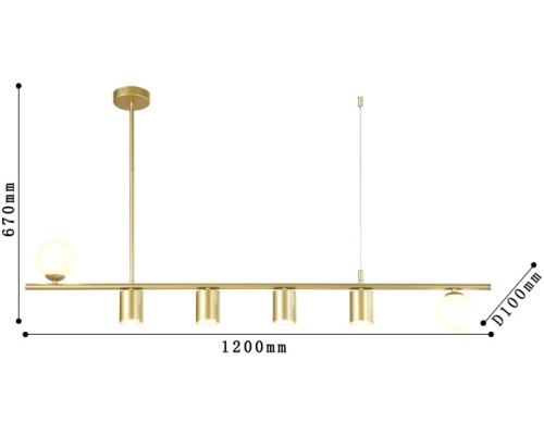 Потолочная люстра Frigus 4041-6P Favourite