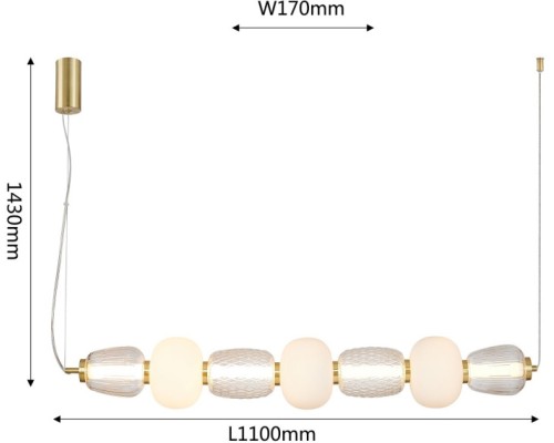 Подвесной светильник Bella 4057-3P Favourite