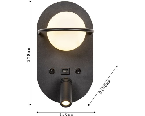 Настенный светильник Twin 4067-2W Favourite