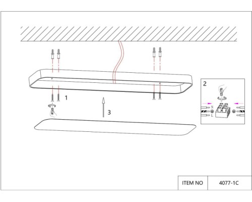 Потолочный светильник Piano 4077-1C Favourite