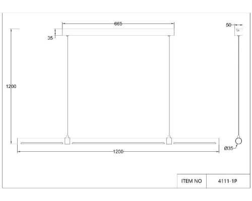 Подвесной светильник Cuero 4111-1P Favourite