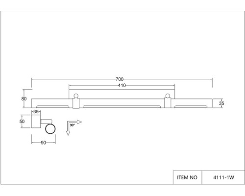 Настенный светильник Cuero 4111-1W Favourite