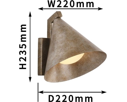 Настенный светильник уличный Phillo 4132-1W Favourite