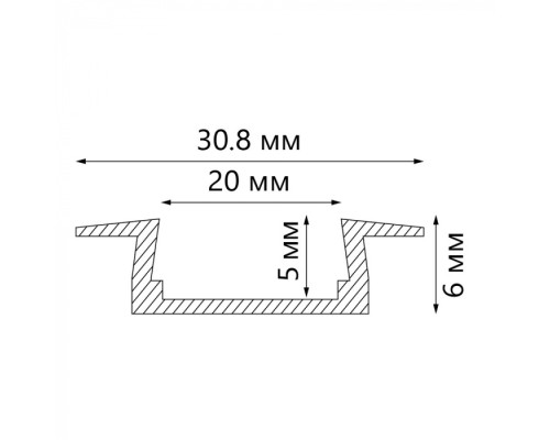 Профиль встраиваемый  10293 Feron