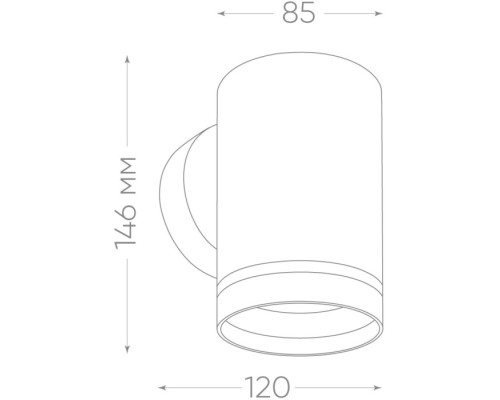 Настенный светильник уличный Рио 11708 Feron