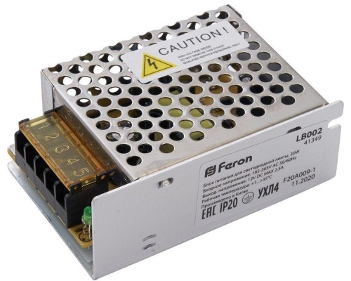 Блок питания для светодиодной ленты LB002 41349 Feron