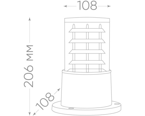 Наземный светильник Сан-Франциско 41916 Feron
