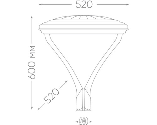 Уличный консольный светильник SP7020 48440 Feron