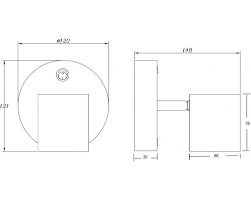 Спот PointFive FR10006CW-L6W Freya
