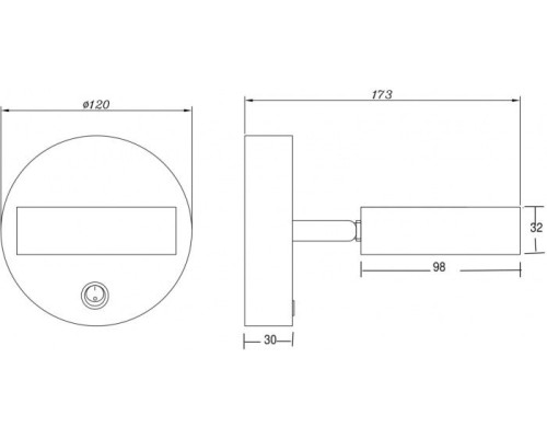 Спот Bit FR10009CW-L6W Freya