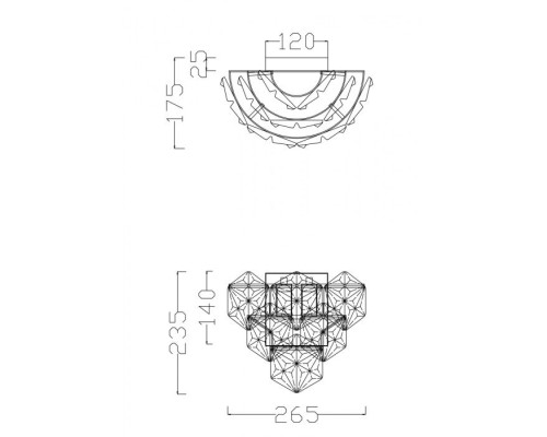 Настенный светильник Molly FR1004WL-02CH Freya