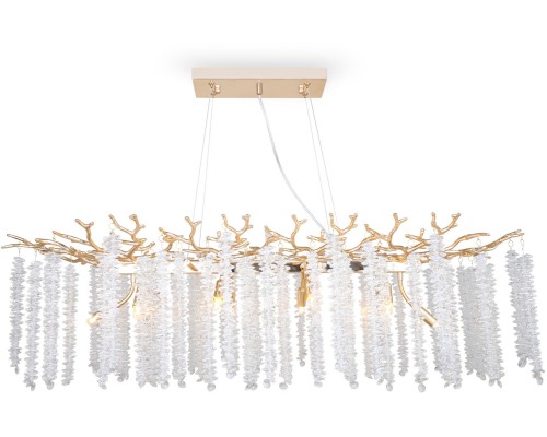 Подвесная люстра Mineral FR1010PL-10G1 Freya