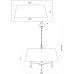 Подвесная люстра Rosemary FR2190PL-05N1 Freya