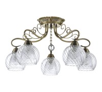 Потолочная люстра Nella FR2662-PL-05-BZ Freya