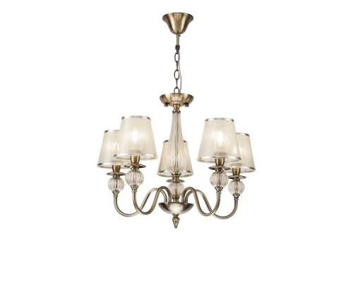 Подвесная люстра Inessa FR2685PL-05BZ Freya