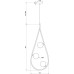 Подвесная люстра Perlina FR4005PL-03B2 Freya