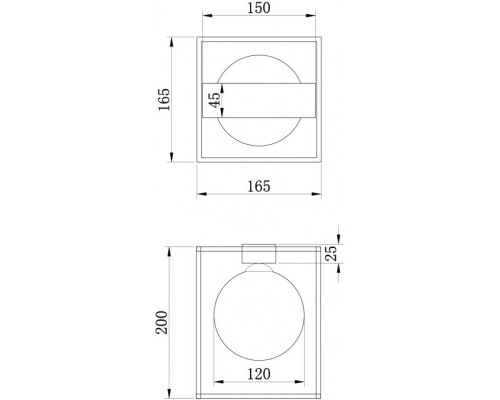 Потолочная люстра Trinity FR5113CL-01G Freya