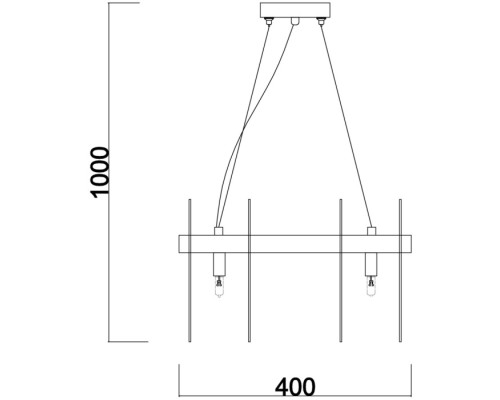 Подвесная люстра Deserto FR5141PL-08BS1 Freya