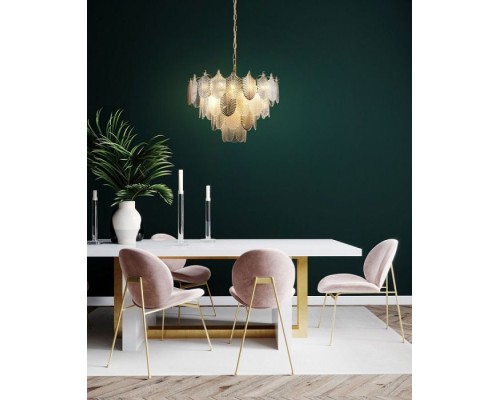 Подвесная люстра Hloya FR5143PL-09G Freya