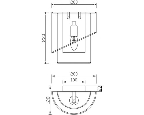 Бра Earth FR5171WL-01BS Freya