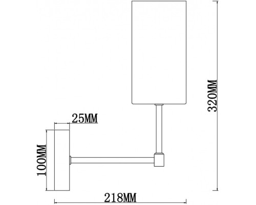 Бра Agnes FR5184WL-01BS Freya
