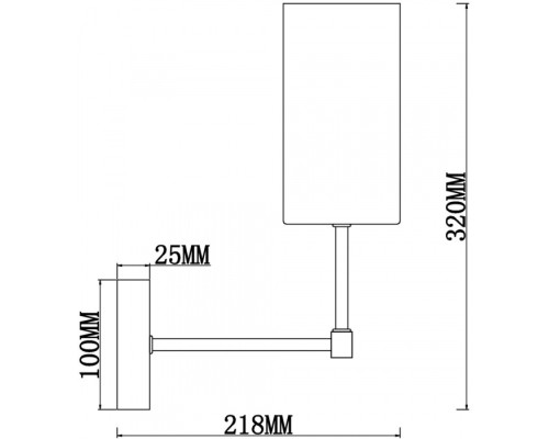 Бра Agnes FR5184WL-01CH Freya