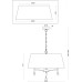 Подвесная люстра Rosemary FR5190PL-05BS3 Freya