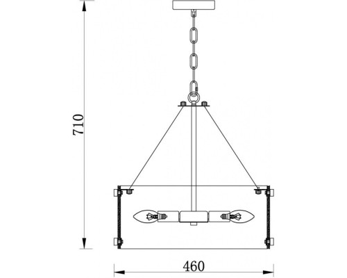 Подвесной светильник Fresco FR5190PL-06BS Freya