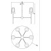 Потолочная люстра Tida FR5196PL-06BBS Freya
