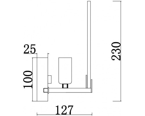 Бра Sophia FR5197WL-01CH Freya