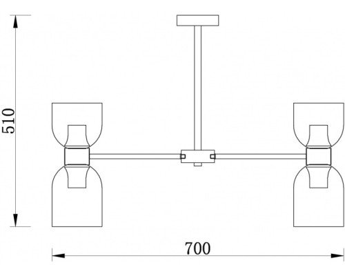 Потолочная люстра Savia FR5203PL-10CH Freya