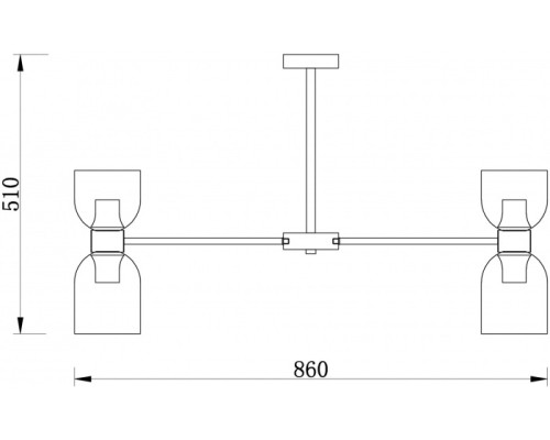 Потолочная люстра Savia FR5203PL-16CH1 Freya