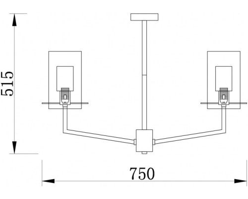Потолочная люстра Felicity FR5206PL-06FG Freya