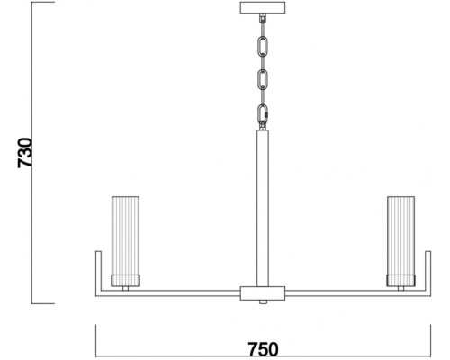 Подвесная люстра Еster FR5214PL-08BS Freya
