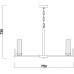 Подвесная люстра Еster FR5214PL-08BS Freya
