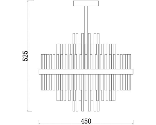 Потолочная люстра Agora FR5216PL-06BS Freya