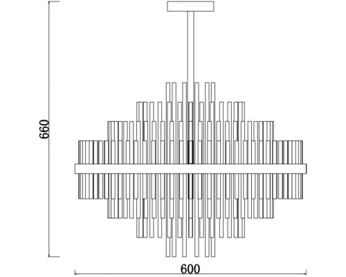 Потолочная люстра Agora FR5216PL-09BS Freya