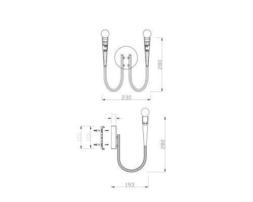Бра Branches FR5253WL-02N Freya