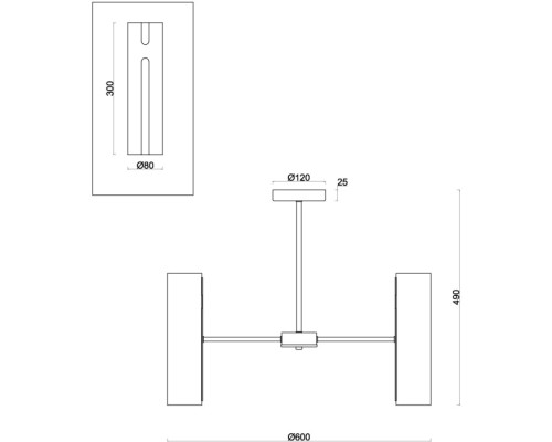 Потолочная люстра Fiore FR5368CL-10BS Freya