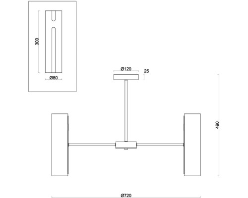 Потолочная люстра Fiore FR5368CL-14BS Freya