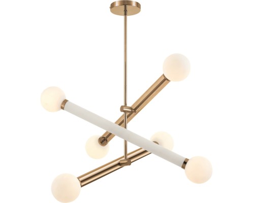 Потолочная люстра Cross FR5381PL-06G Freya