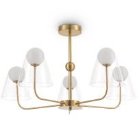 Потолочная люстра Doublety FR5382PL-05BS Freya