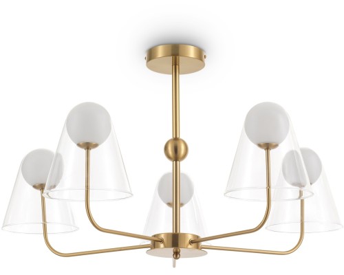 Потолочная люстра Doublety FR5382PL-05BS Freya