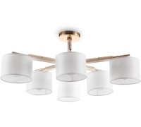 Потолочная люстра Pipe FR5386CL-06G Freya